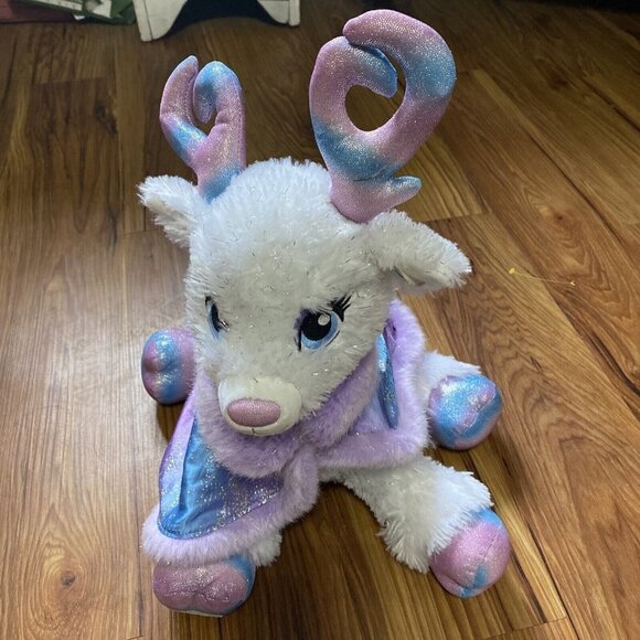 Build a Bear Glisten Reindeer With Matching outfit‎ Preowned - Picture 1 of 7